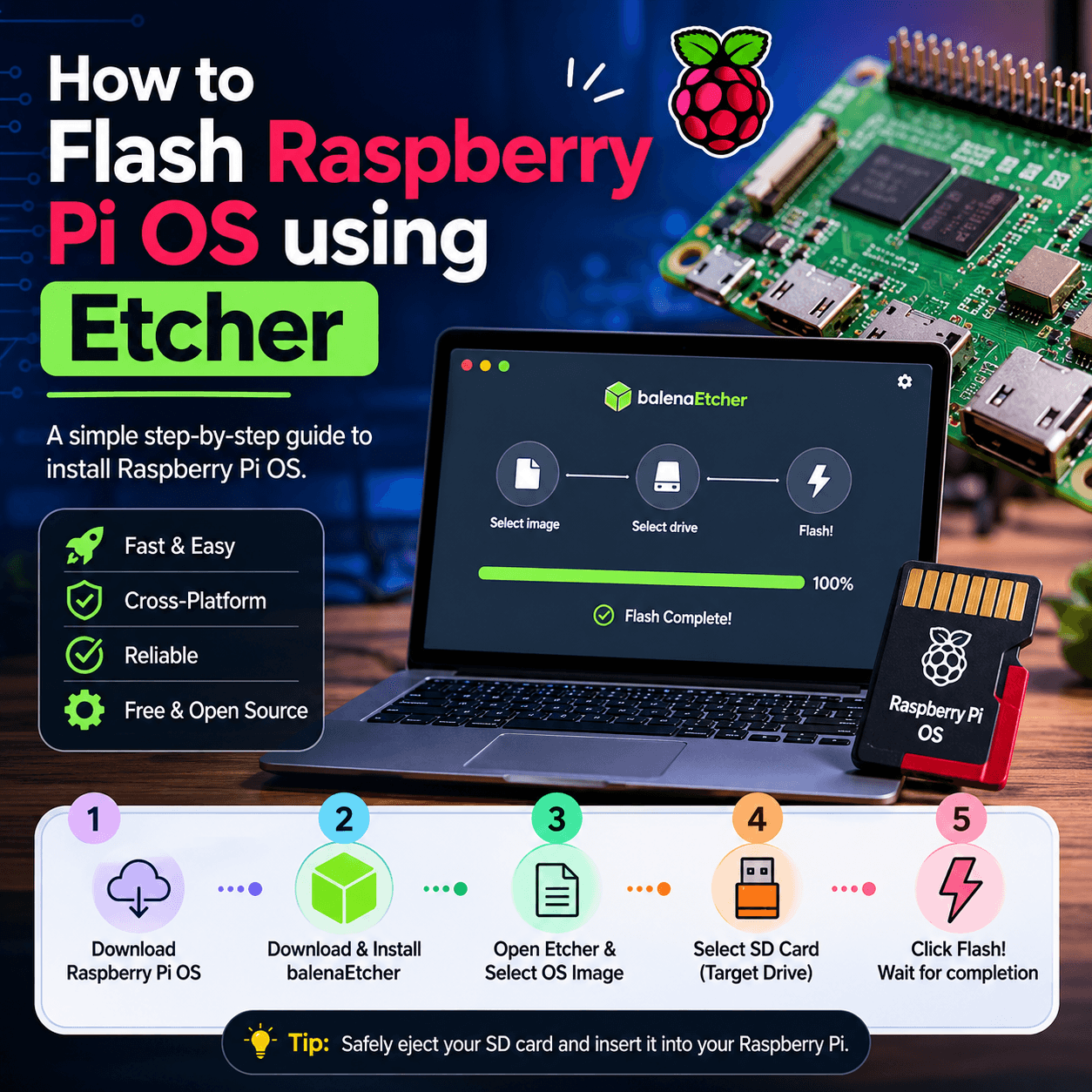How to Flash Raspberry Pi OS Using balenaEtcher